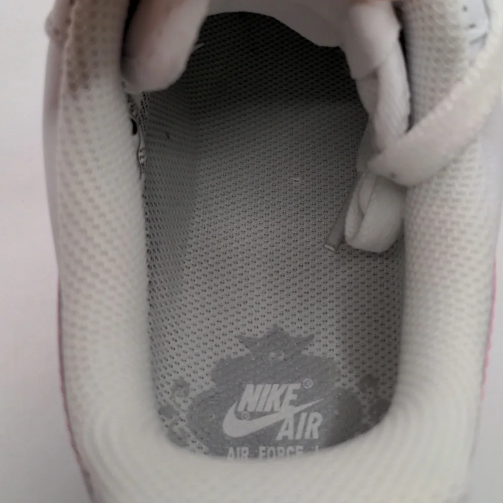 New Nike Air Force 1 Women's Custom Sneakers Pink/White Sz 5 - Picture 11 of 14
